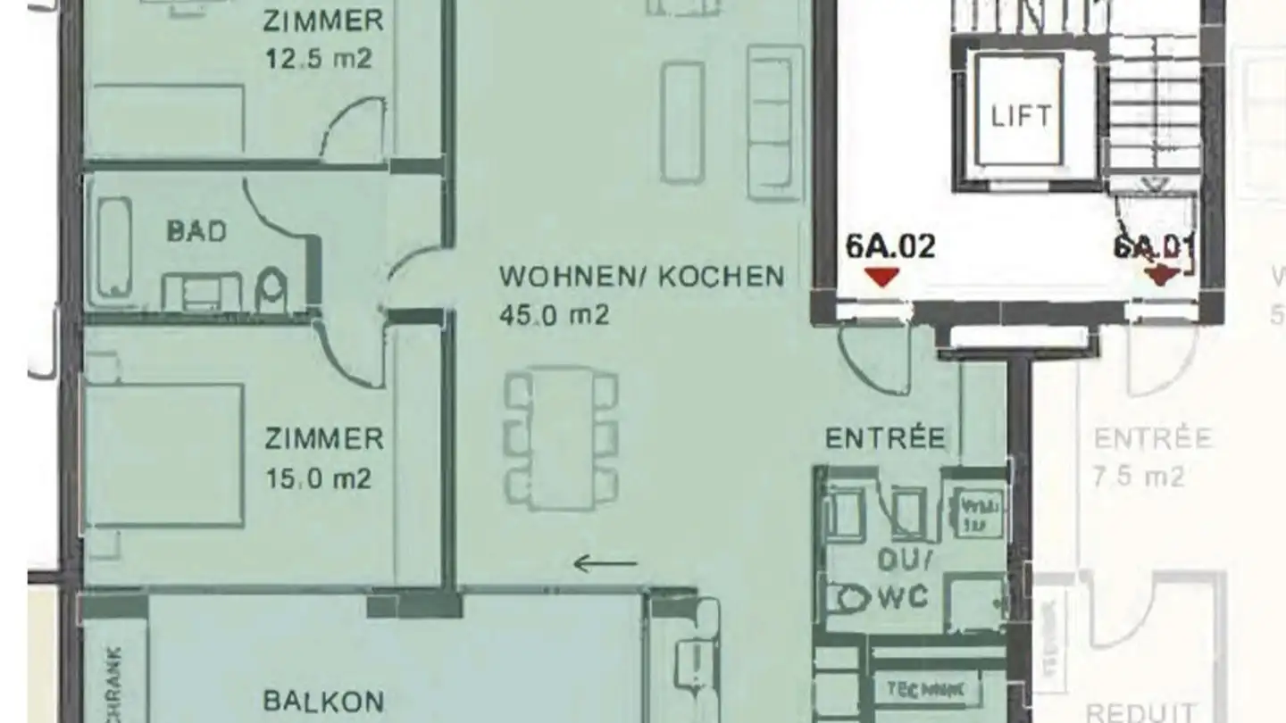Appartamento in affitto - Sonnmattweg 6a, 5416 Kirchdorf AG - Foto 2