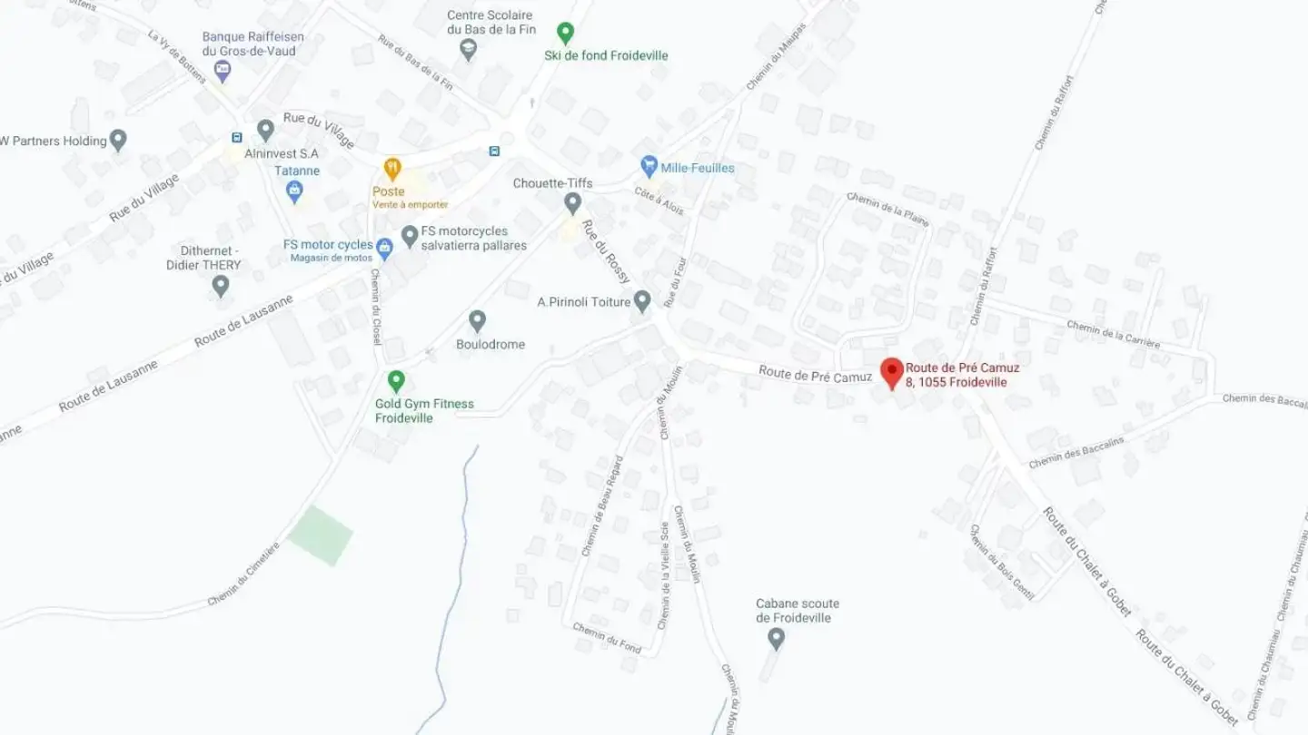 Parcheggio esterno in affitto - Route De Pré Camuz 8, 1055 Froideville