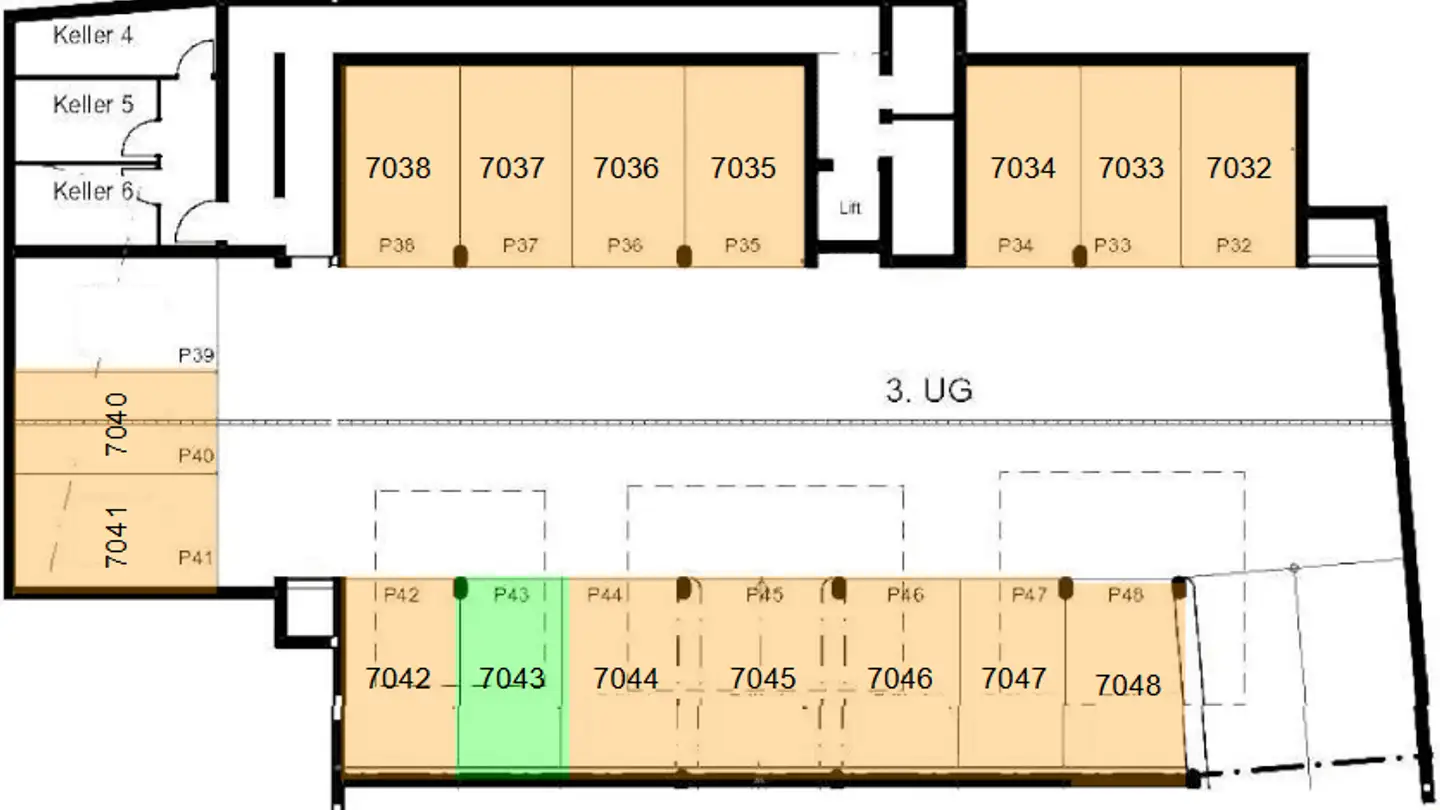 Place de parking souterraine à louer - Brunngasse 4, 8451 Kleinandelfingen - Photo 3