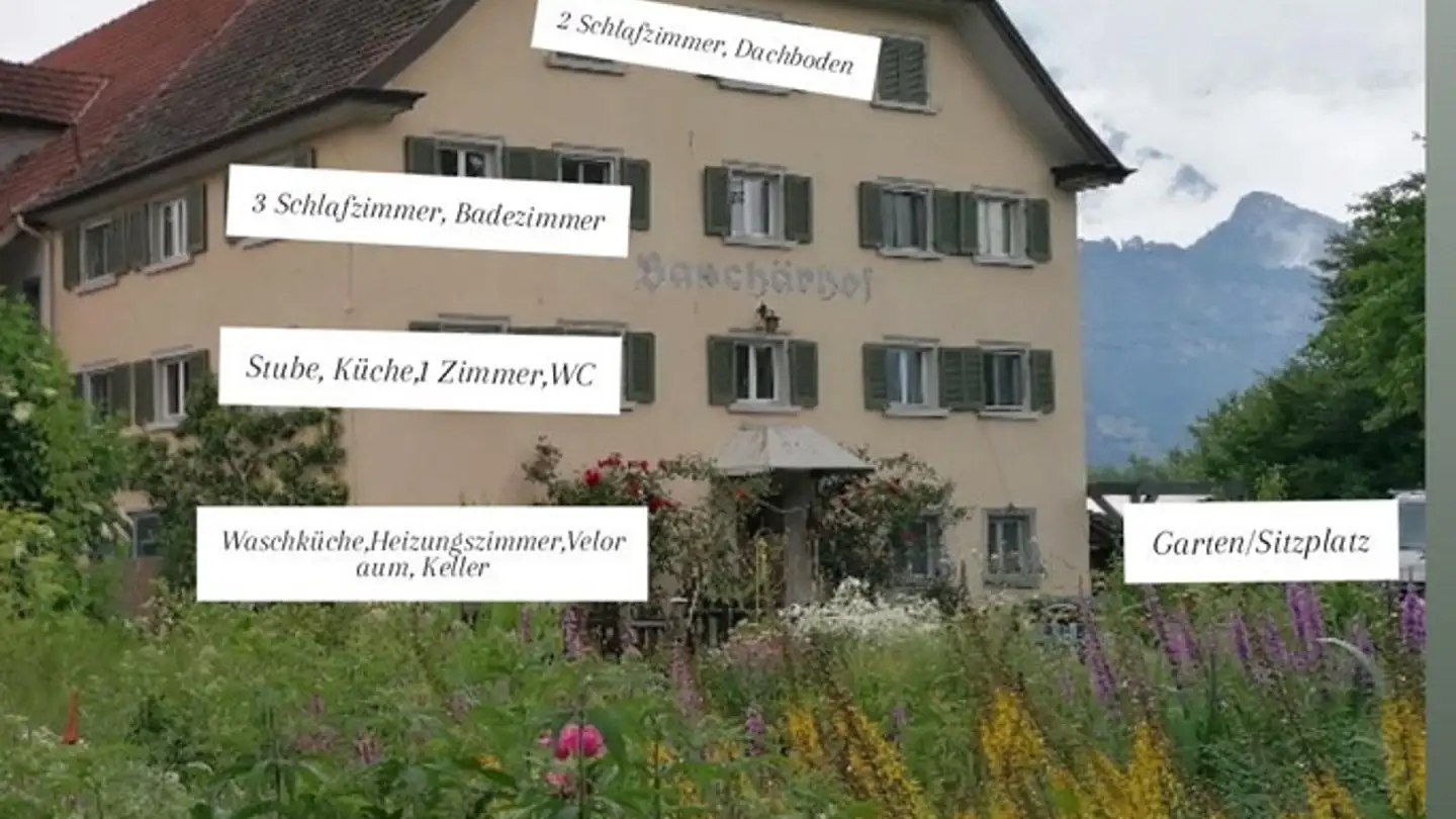 Einfamilienhaus mieten - Baschärhof 2, 7310 Bad Ragaz - Foto 2