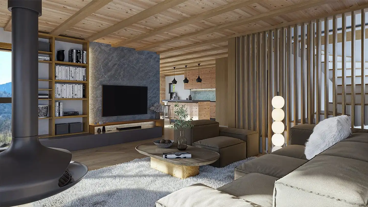 Chalet in vendita - Rue Champ La Vuille, 1669 Les Sciernes-d'Albeuve - Photo 3