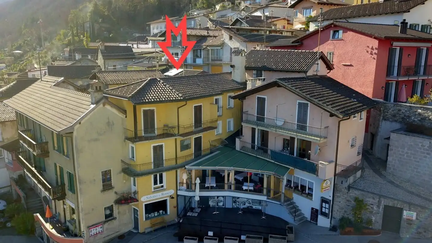 Appartement à louer - Vicolo Busbai 1, 6622 Ronco sopra Ascona