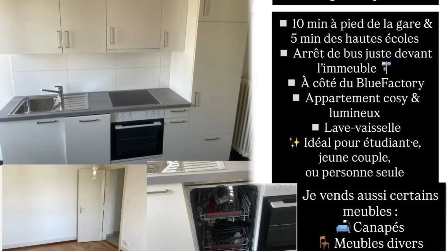 Wohnung mieten - Route De La Glâne 5, 1700 Fribourg