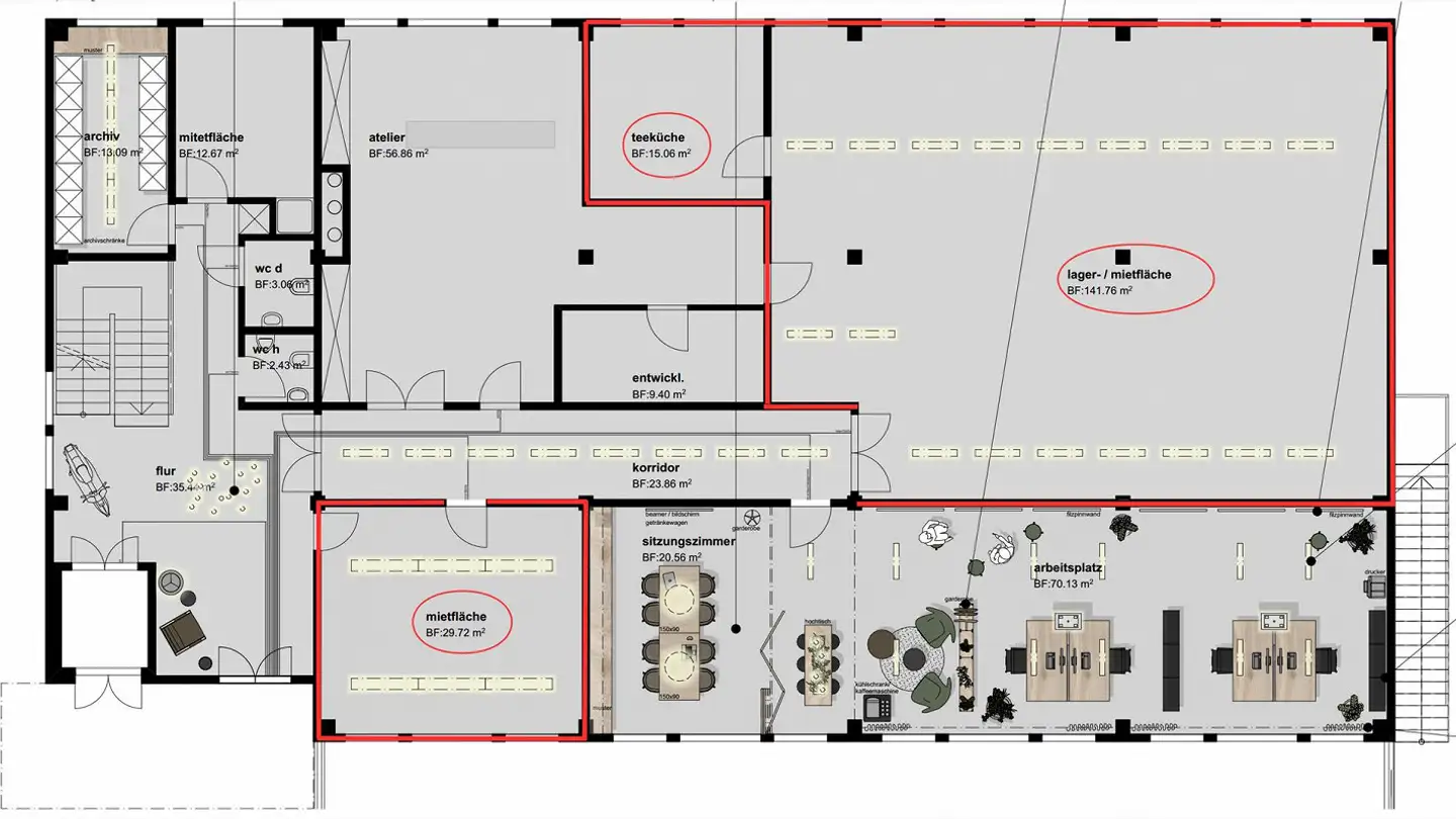 Commerciale in affitto - Aamättli 4, 6374 Buochs - Photo 3