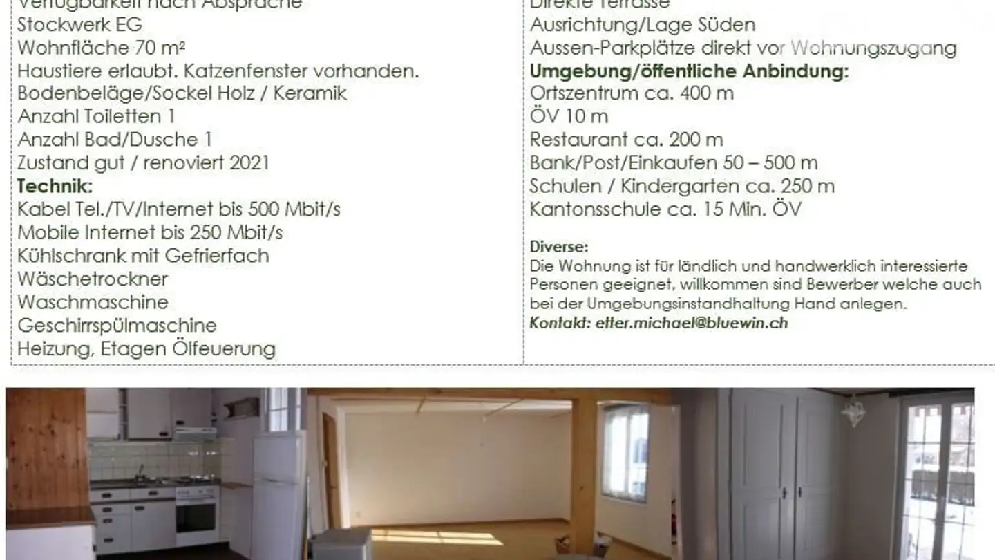 Wohnung mieten - Aemmenmattstrasse 1, 3123 Belp - Foto 2