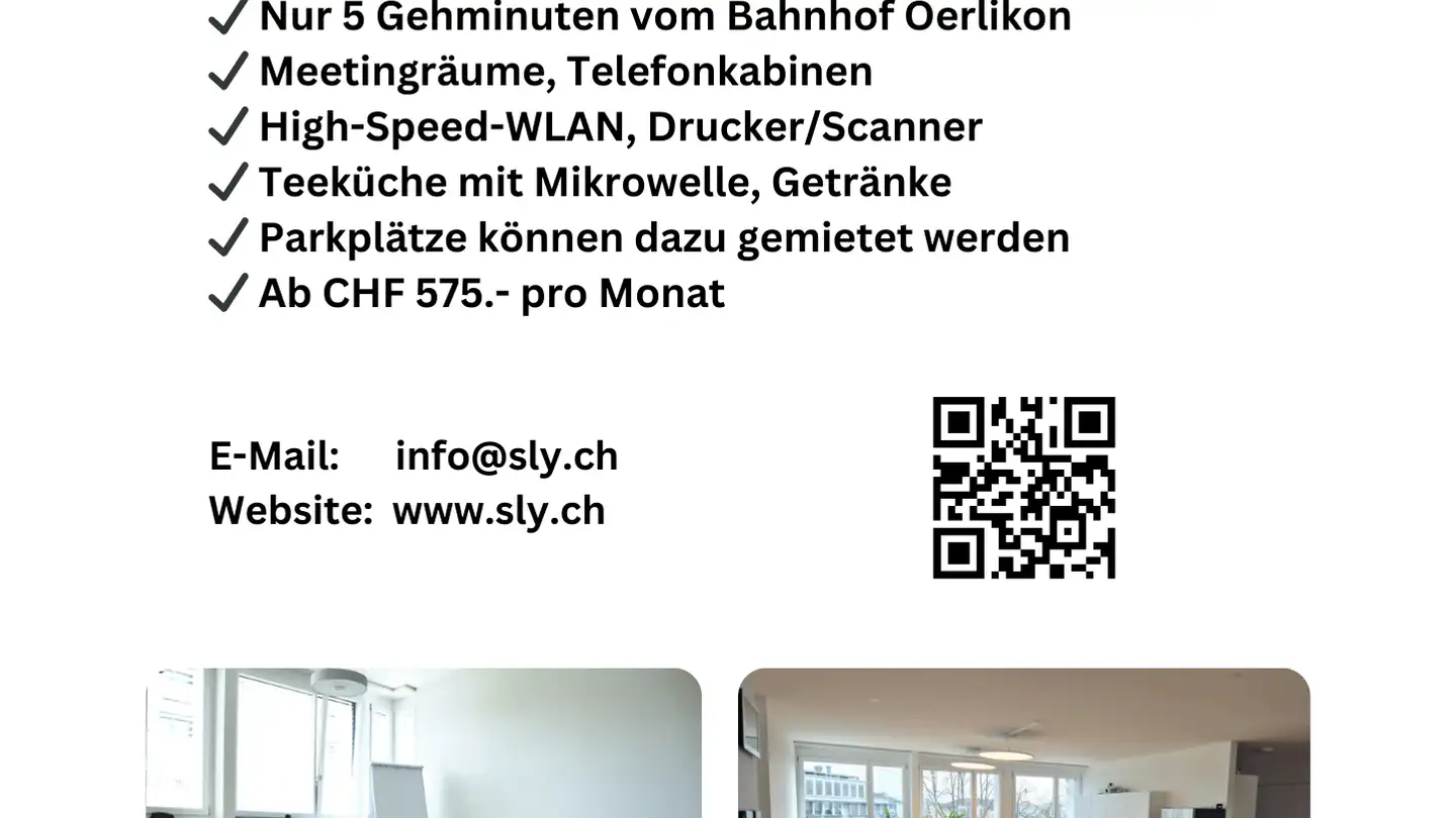 Spazio ufficio in affitto - Gubelstrasse 28, 8050 Zürich