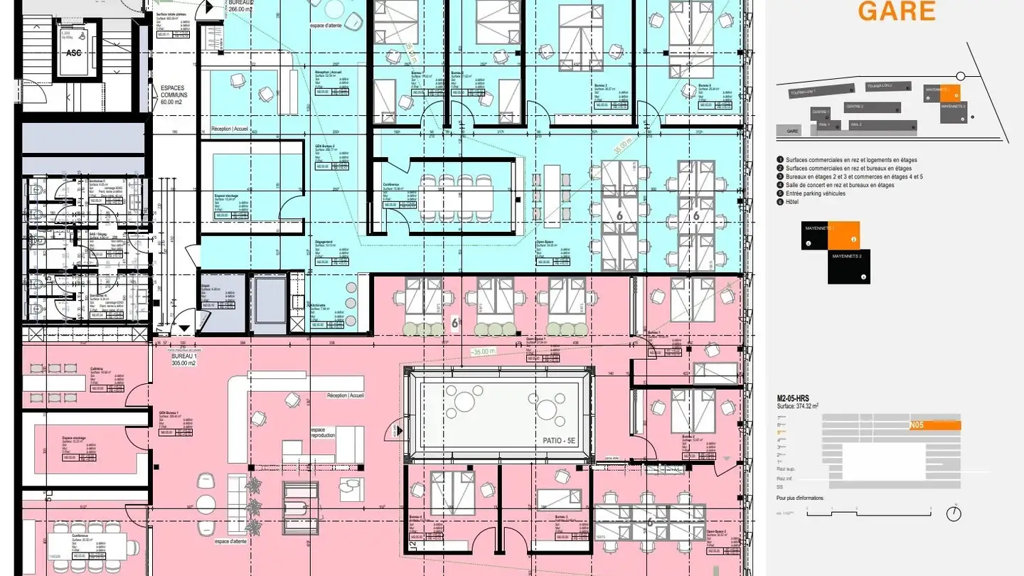 Bürofläche mieten - Avenue De Tourbillon 20, 1950 Sion
