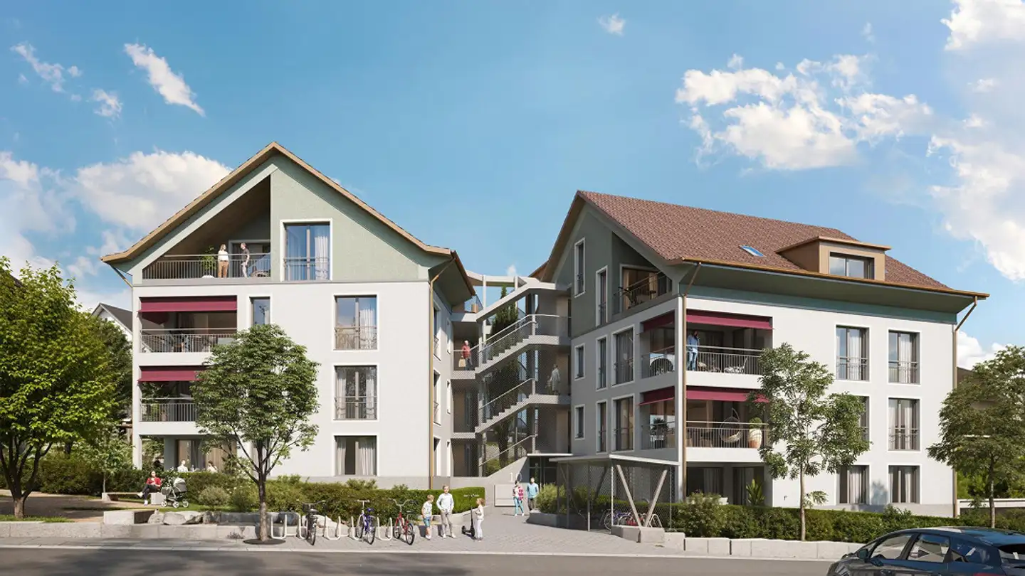 Appartement à louer - Bergstrasse 10, 5644 Auw