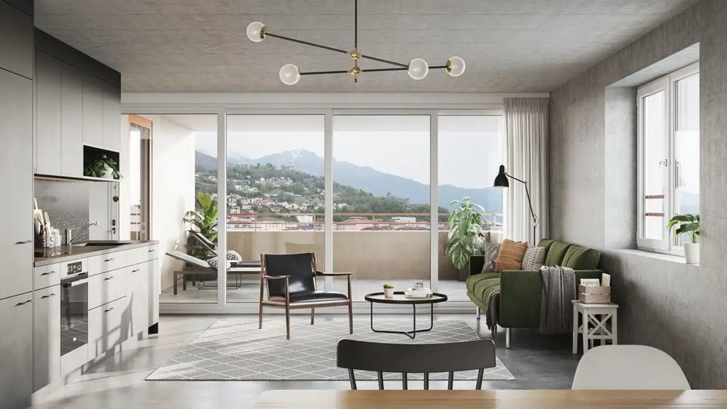 Apartment for rent - Via San Gottardo 16, 6500 Bellinzona - Photo 2