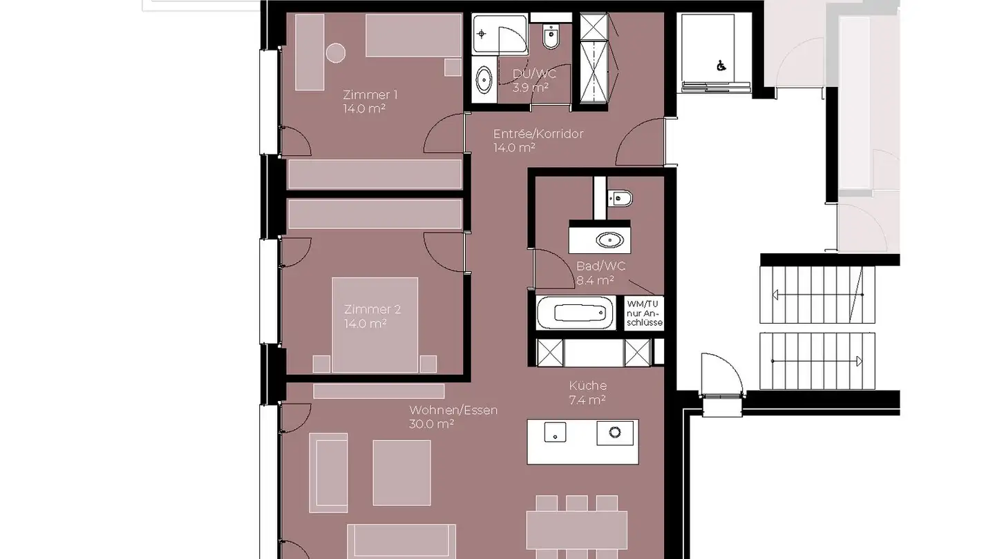 Appartamento in affitto - Alte Landstrasse 2, 8302 Kloten - Photo 4