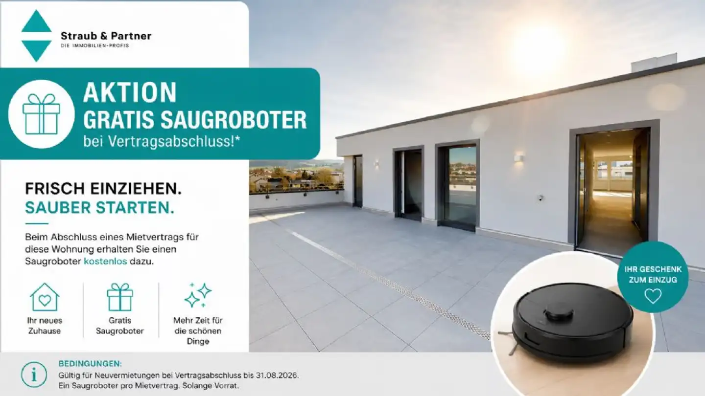 Penthouse for rent - Postplatz 1, 5610 Wohlen AG