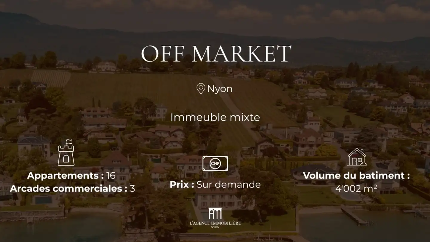 Mixed-use building for sale - 1260 Nyon