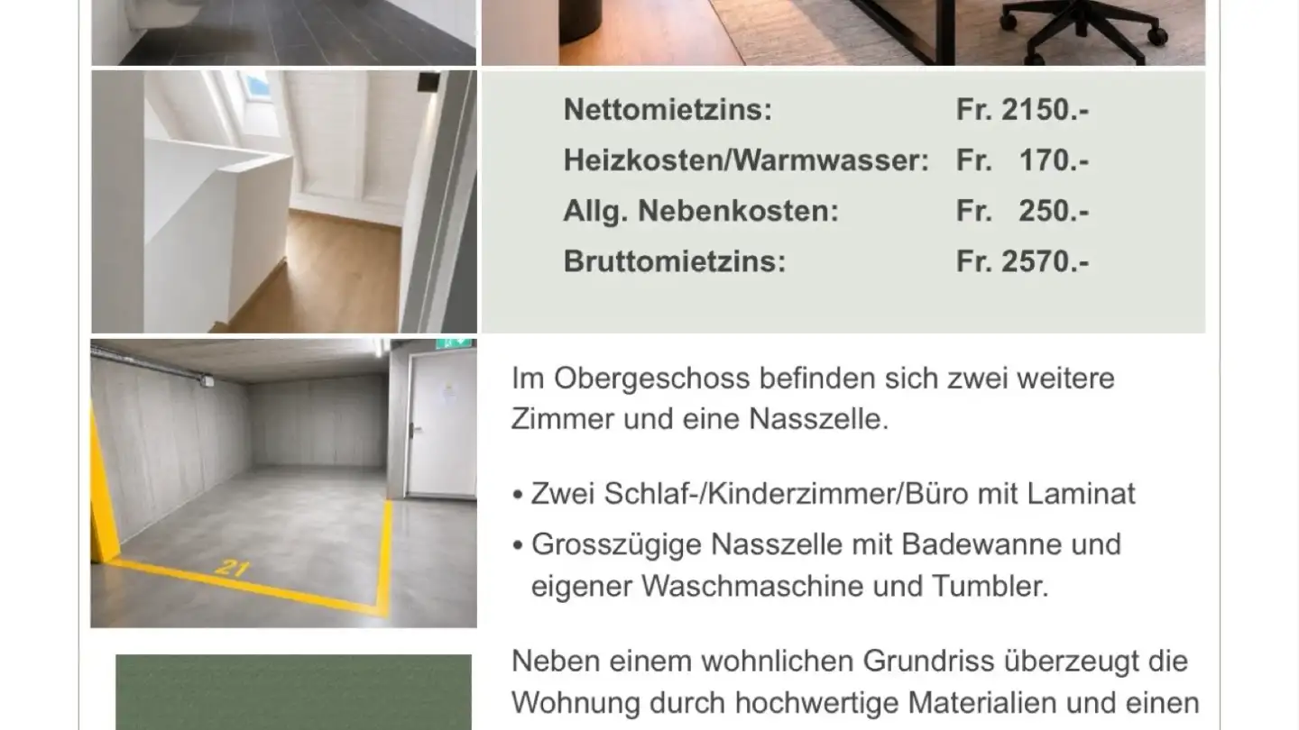 Appartamento in affitto - Bleikiwäg 16, 8197 Rafz - Foto 4