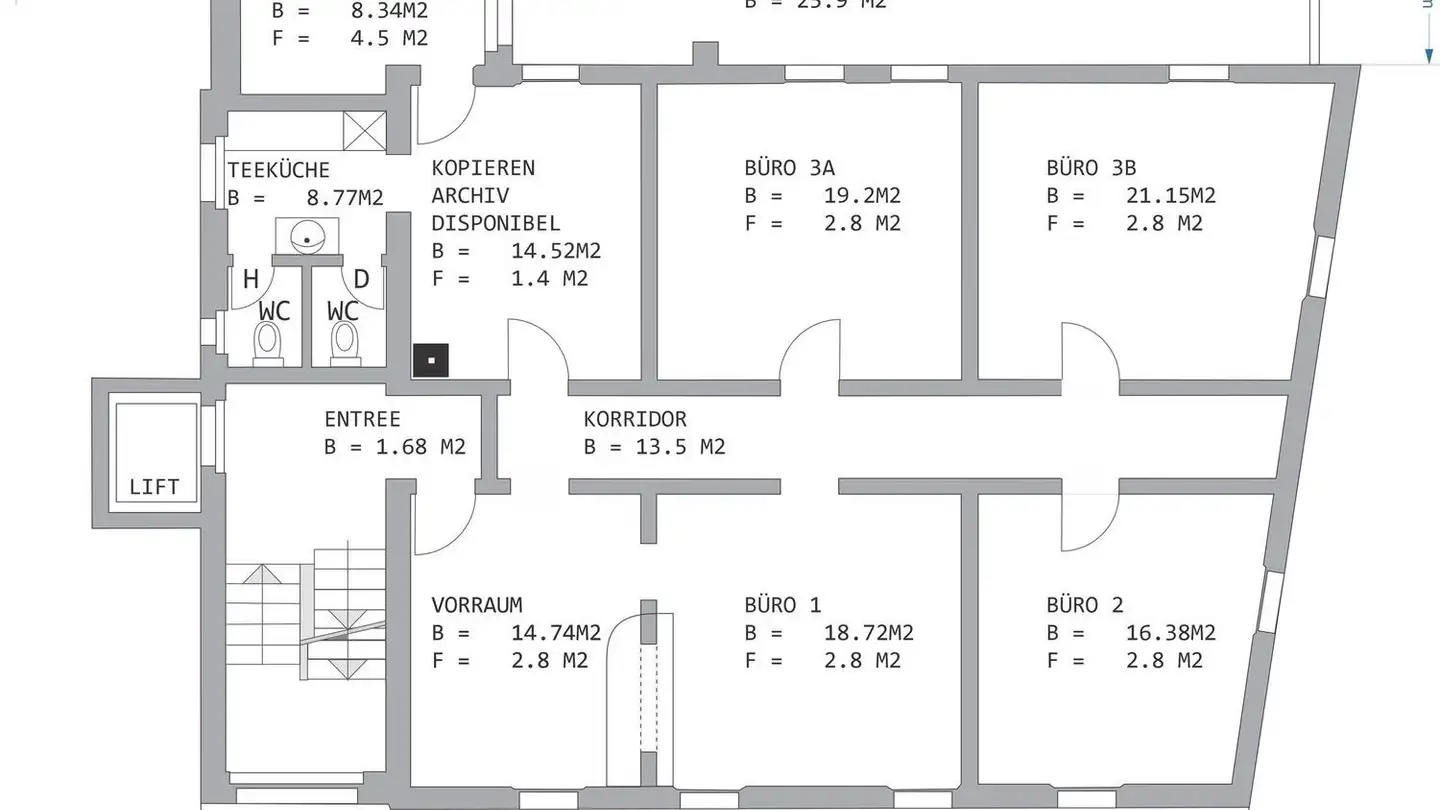 Office space for rent - Bahnhofstrasse 61, 3400 Burgdorf
