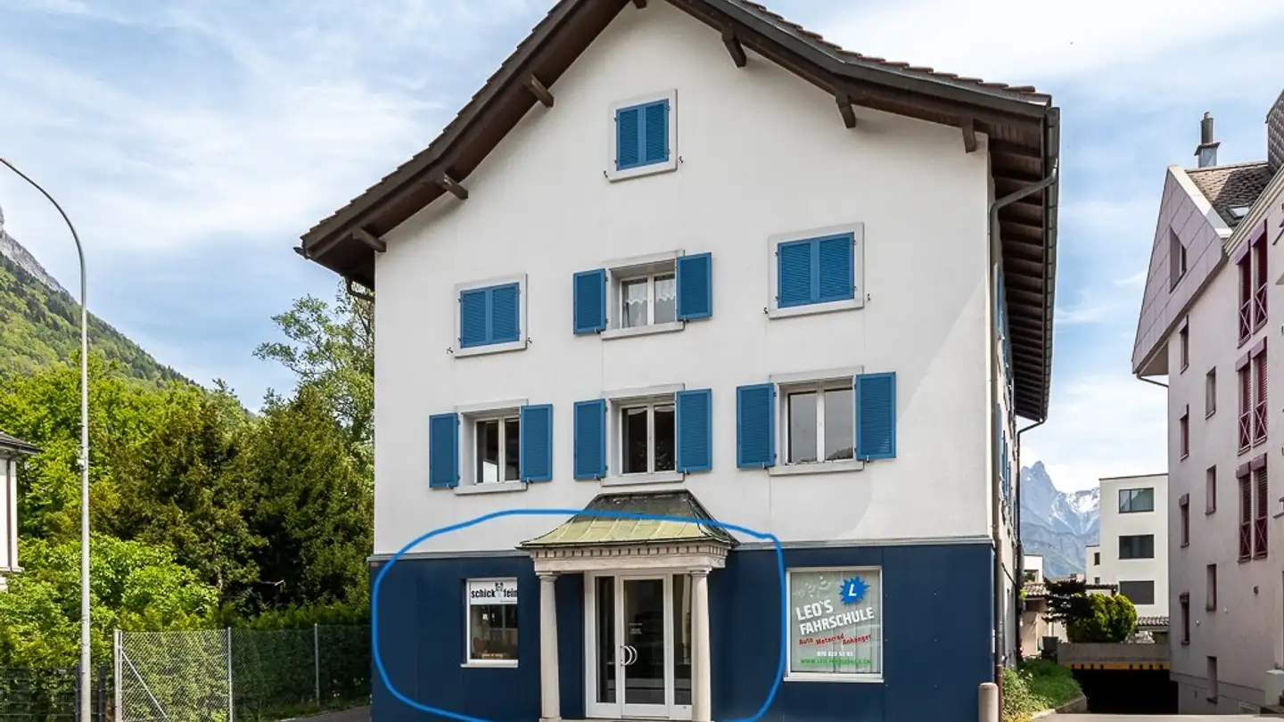 Gewerbe mieten - Bahnhofstrasse 26, 8887 Mels