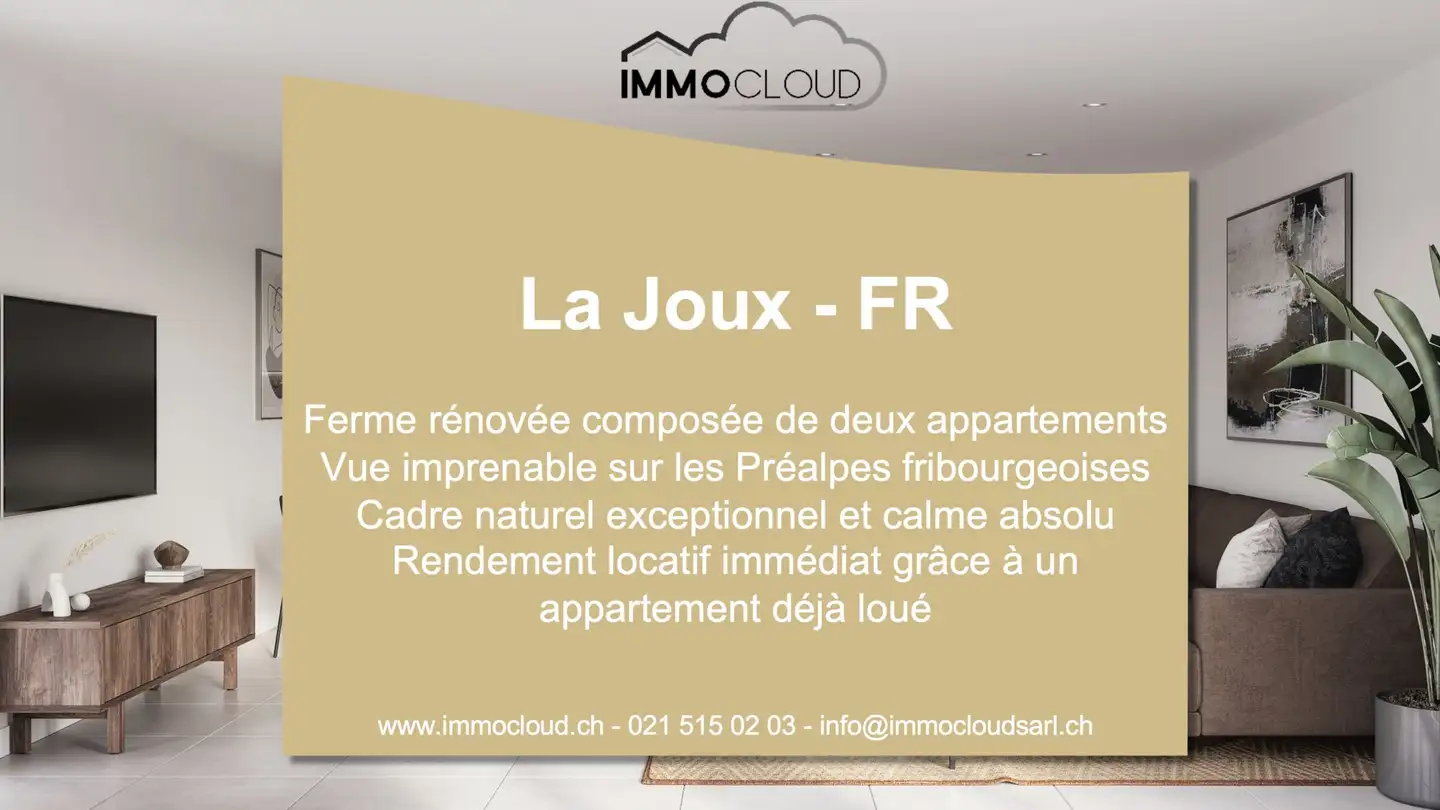 Farm for sale - 1697 La Joux FR