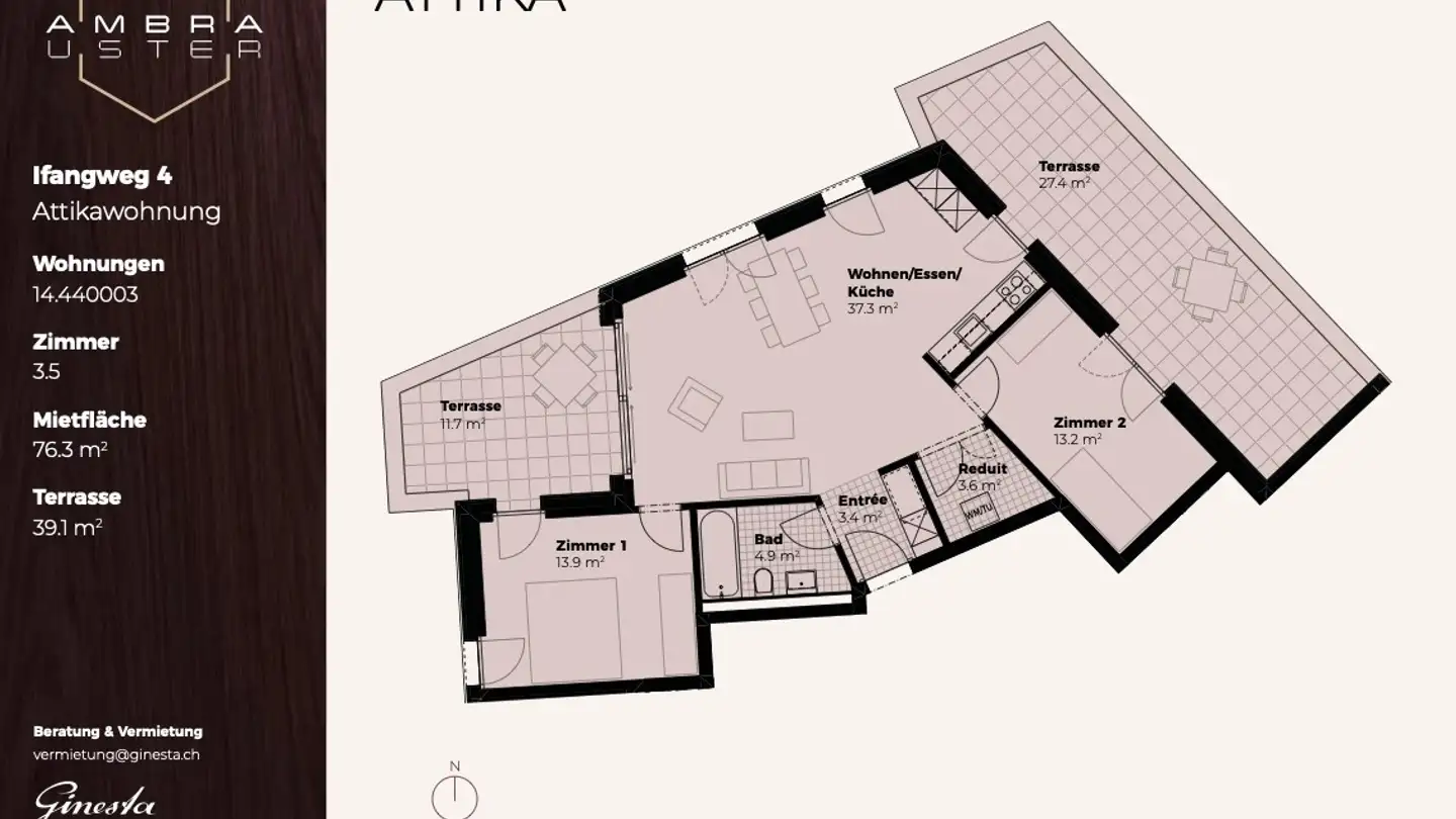 Apartment for rent - Ifangweg 4, 8610 Uster - Photo 4