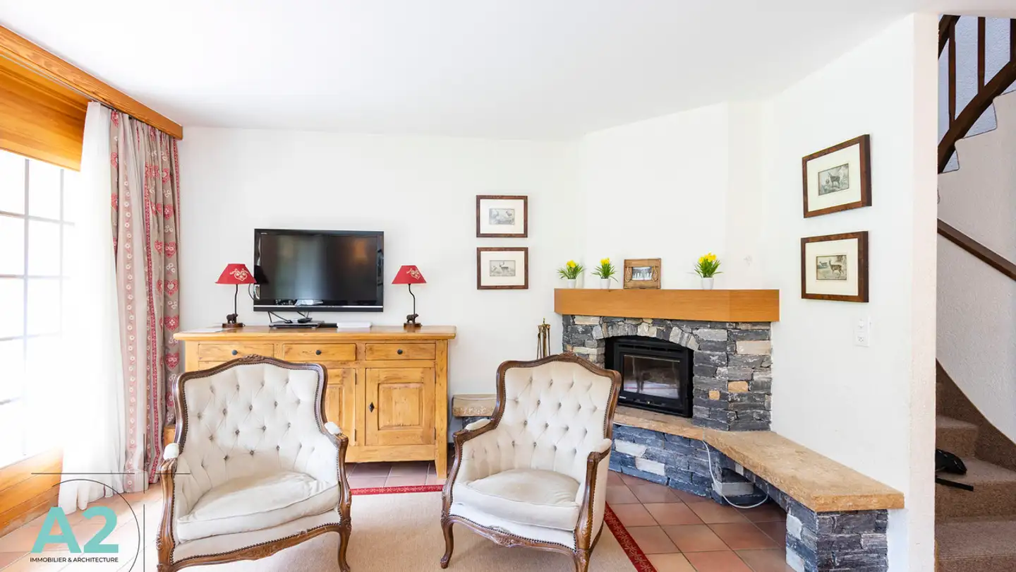 Maison en terrasse à louer - Rue De Bel-Aube 8, 3963 Crans-Montana - Photo 4