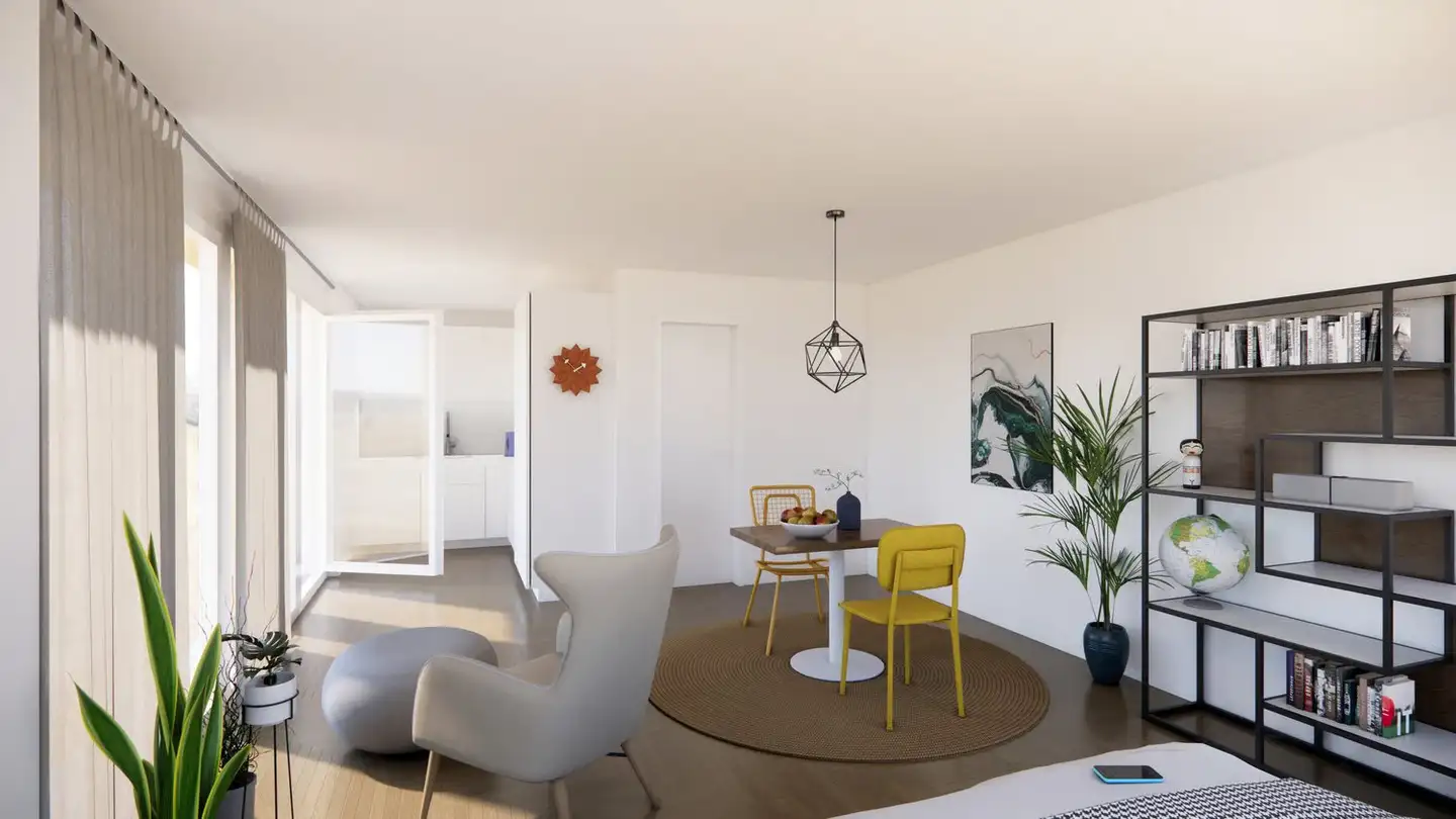 Studio mieten - Dorfstrasse 21, 5624 Bünzen
