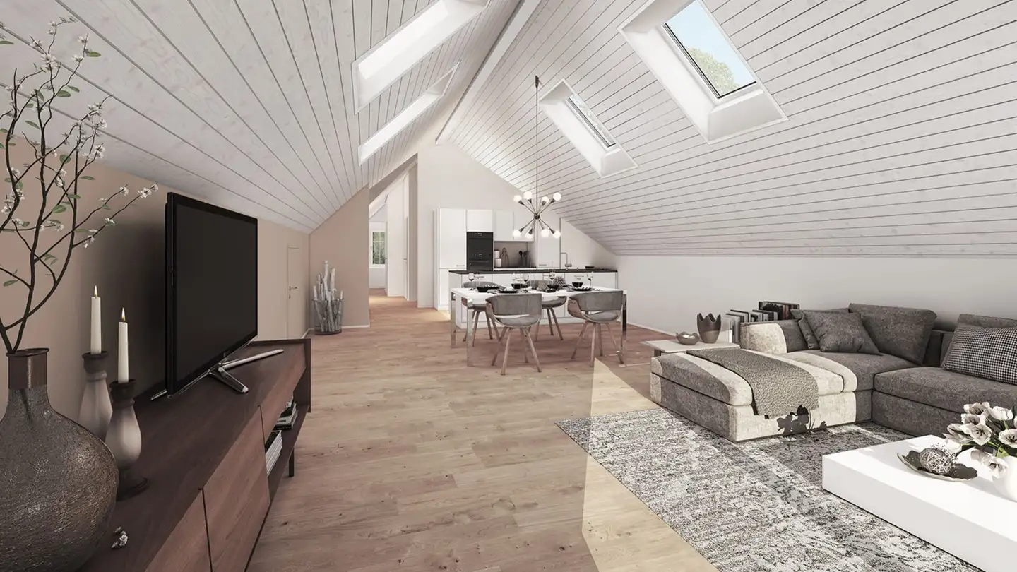 Dachgeschosswohnung kaufen - Ghöchstrasse, 8498 Gibswil