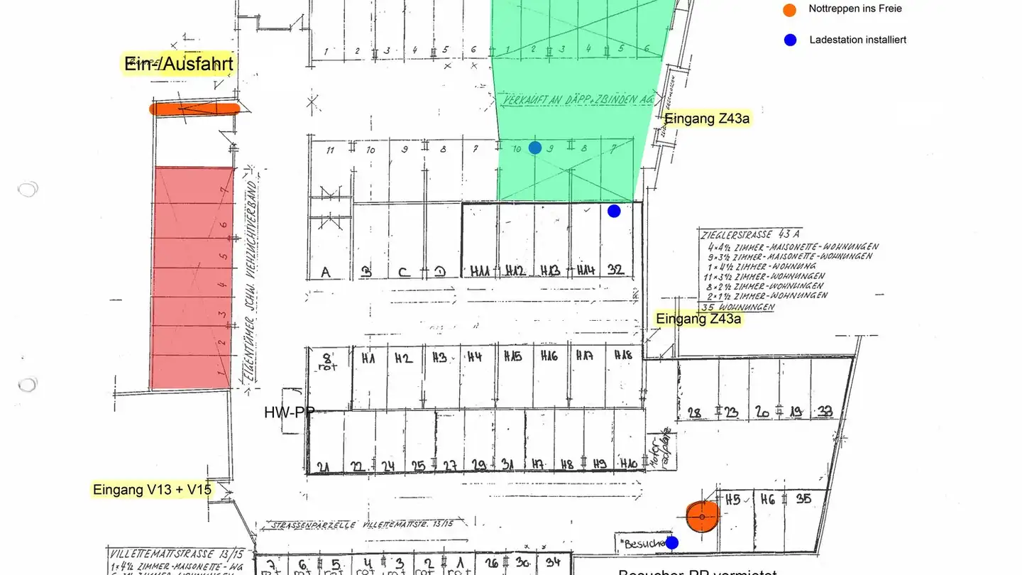 Tiefgaragenstellplatz mieten - Zieglerstrasse 43a, 3007 Bern - Foto 3