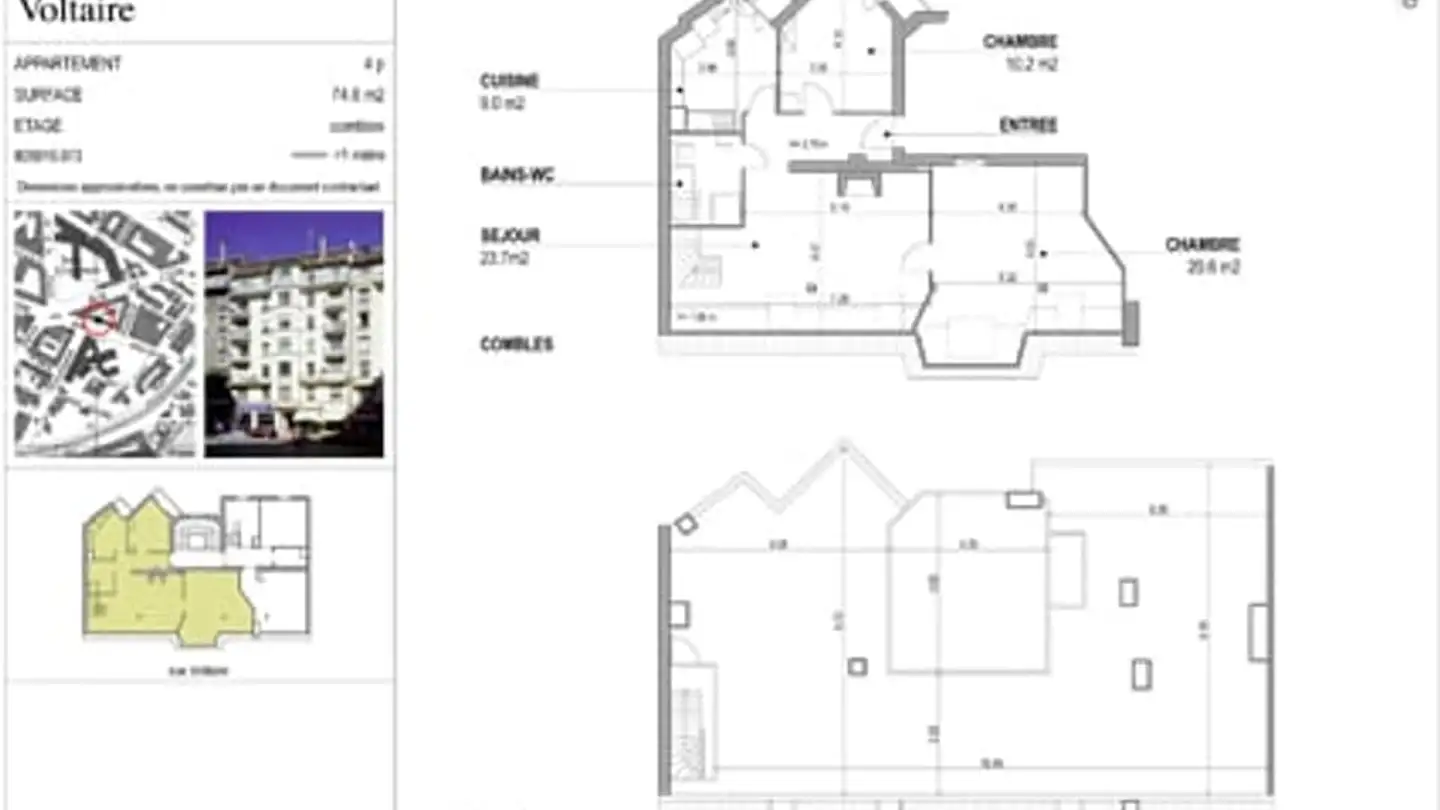 Appartamento in affitto - Rue Voltaire 28, 1201 Genève