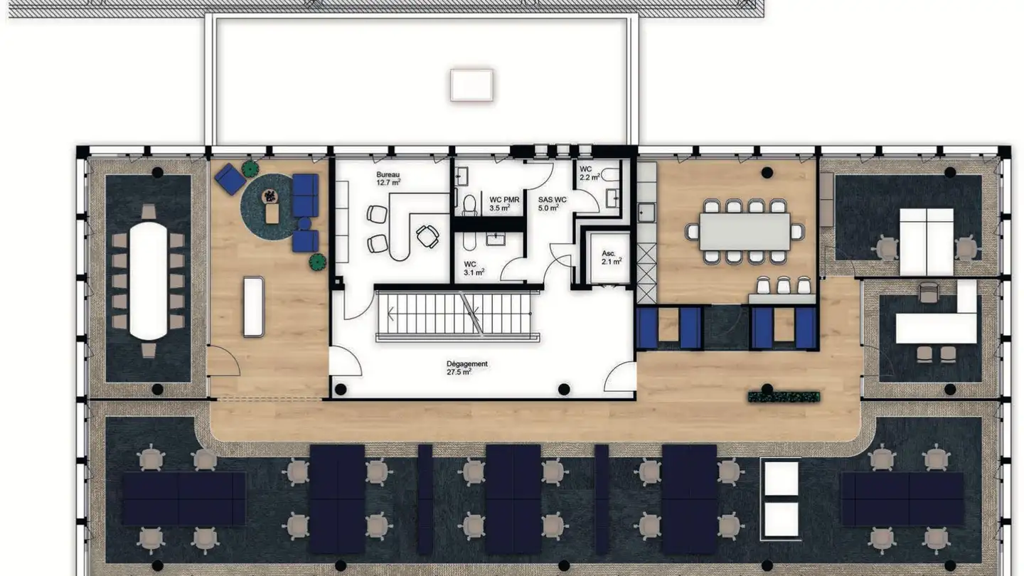 Spazio ufficio in affitto - Rue Du Plan 30, 2000 Neuchâtel - Foto 2