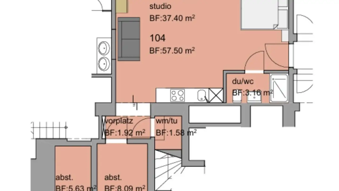 Apartment for rent - 8730 Uznach - Photo 2
