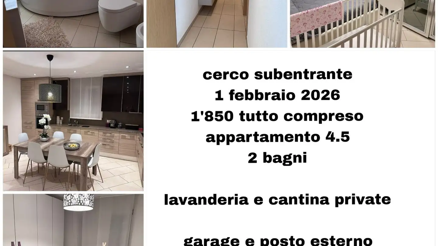 Appartamento in affitto - Via Cantonale 80, 6532 Castione