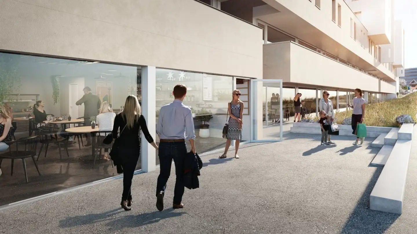 Mixed-use building for rent - Avenue Des Platanes 12, 3960 Sierre