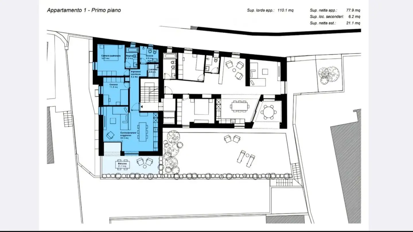 Appartamento in affitto - 6863 Besazio - Photo 3