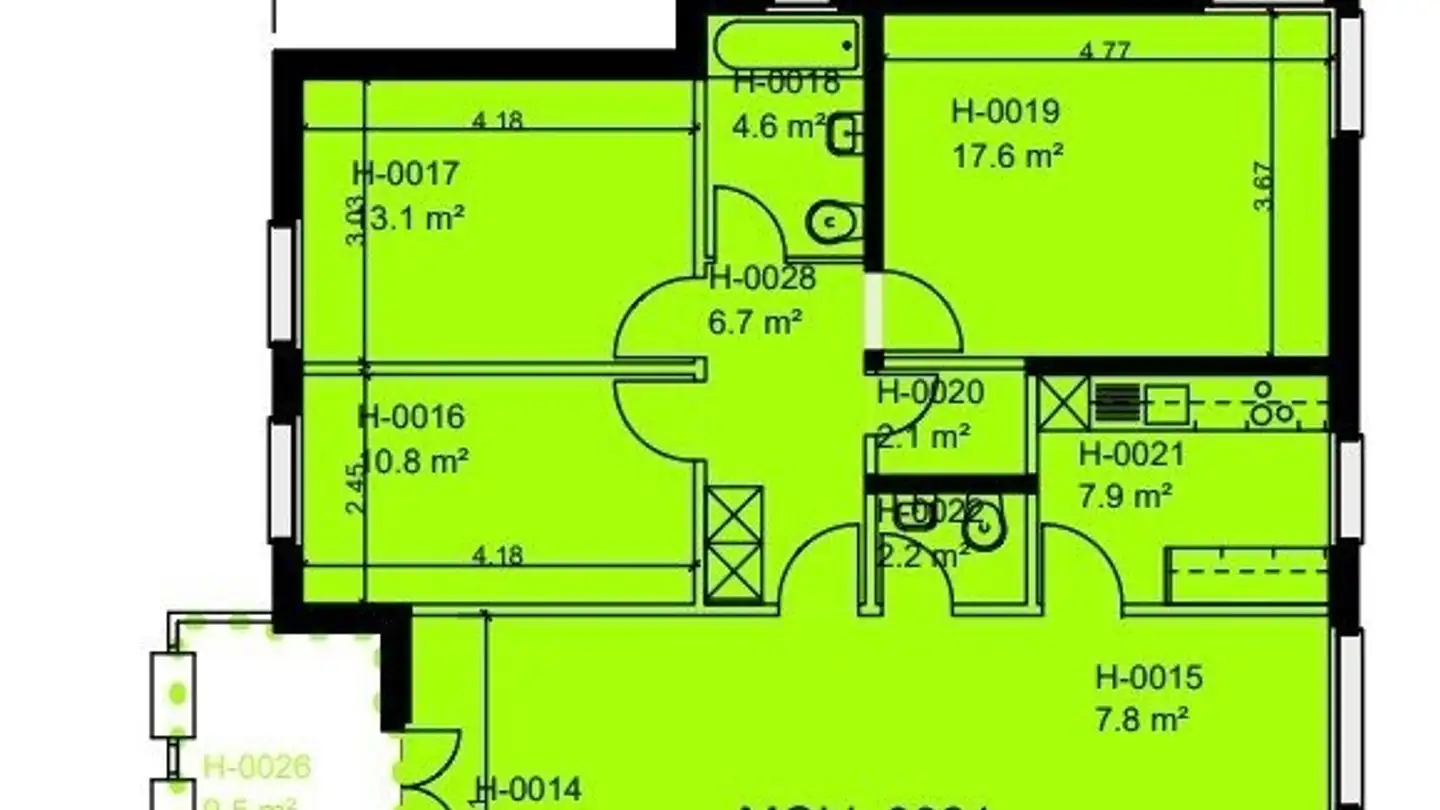 Wohnung mieten - Auenstrasse 7a, 8500 Frauenfeld - Foto 2