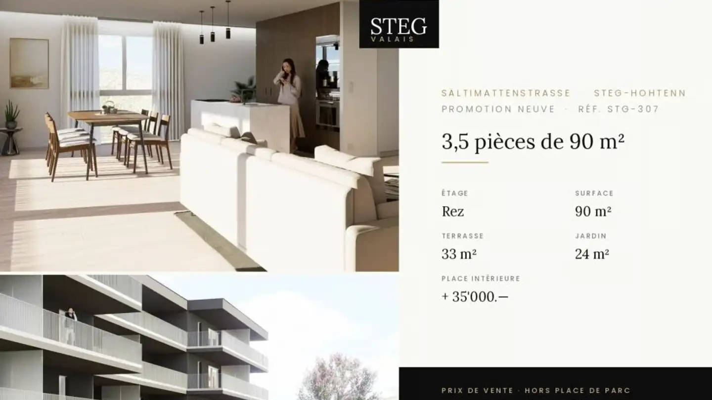 Wohnung kaufen - Sältimattenstrasse, 3940 Steg VS