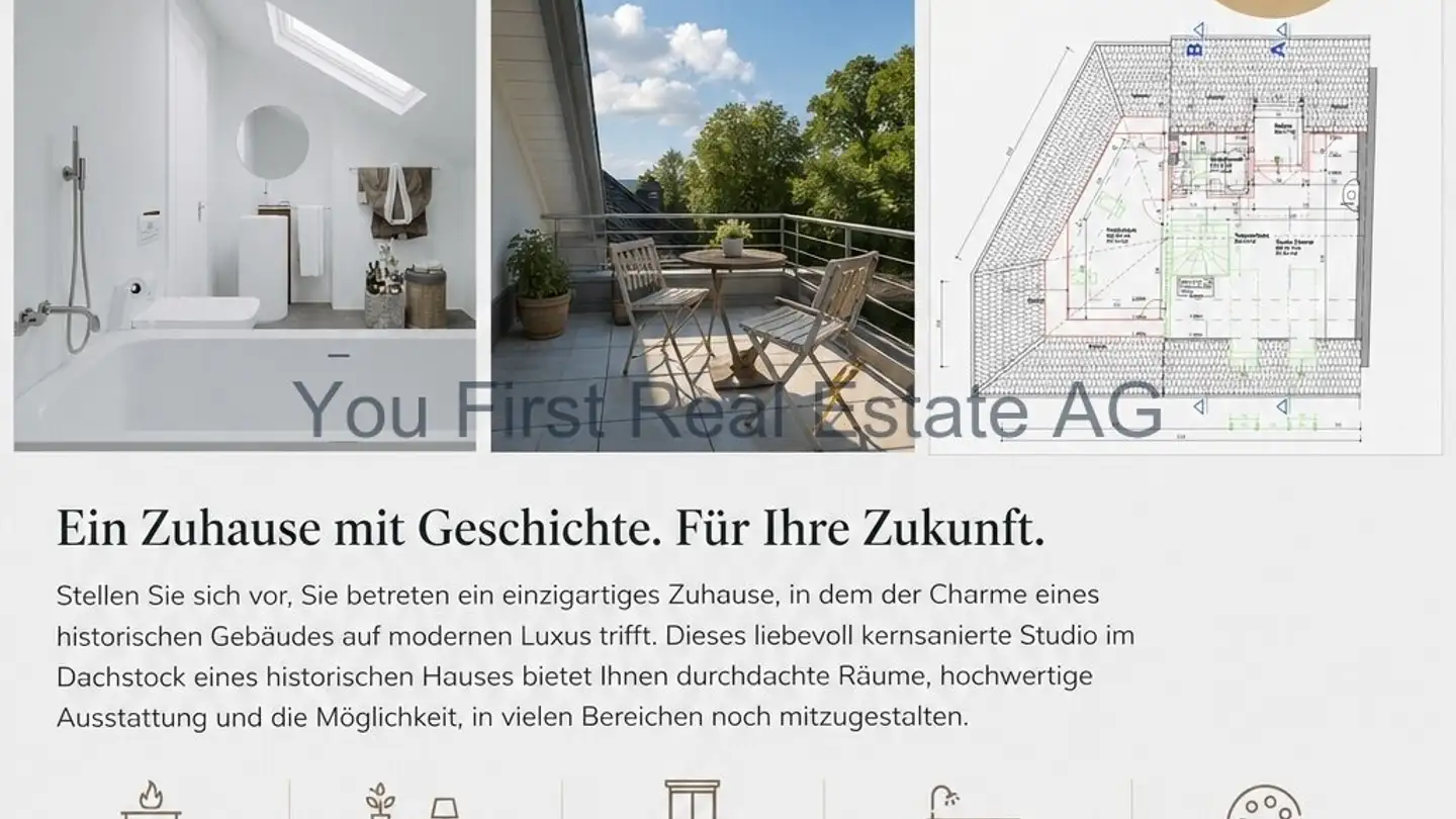 Attique à vendre - 4432 Lampenberg