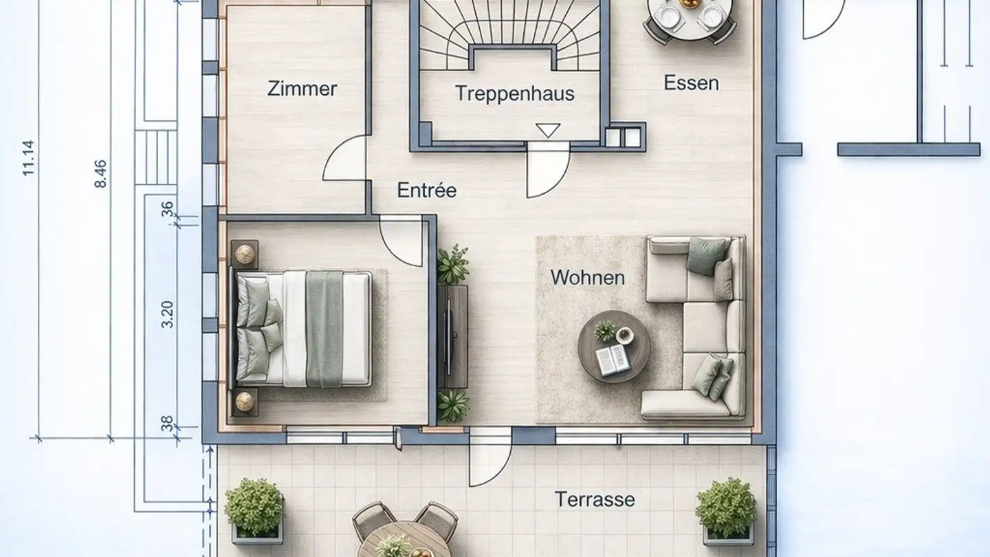 Appartement à louer - Hauptstrasse 72, 3285 Galmiz