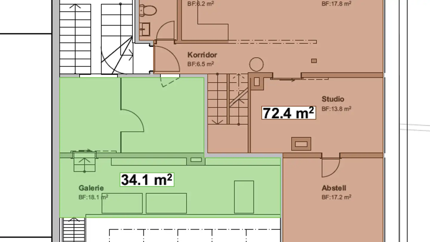 Attic flat for rent - Obere Bahnhofstrasse 40, 8640 Rapperswil SG - Photo 2