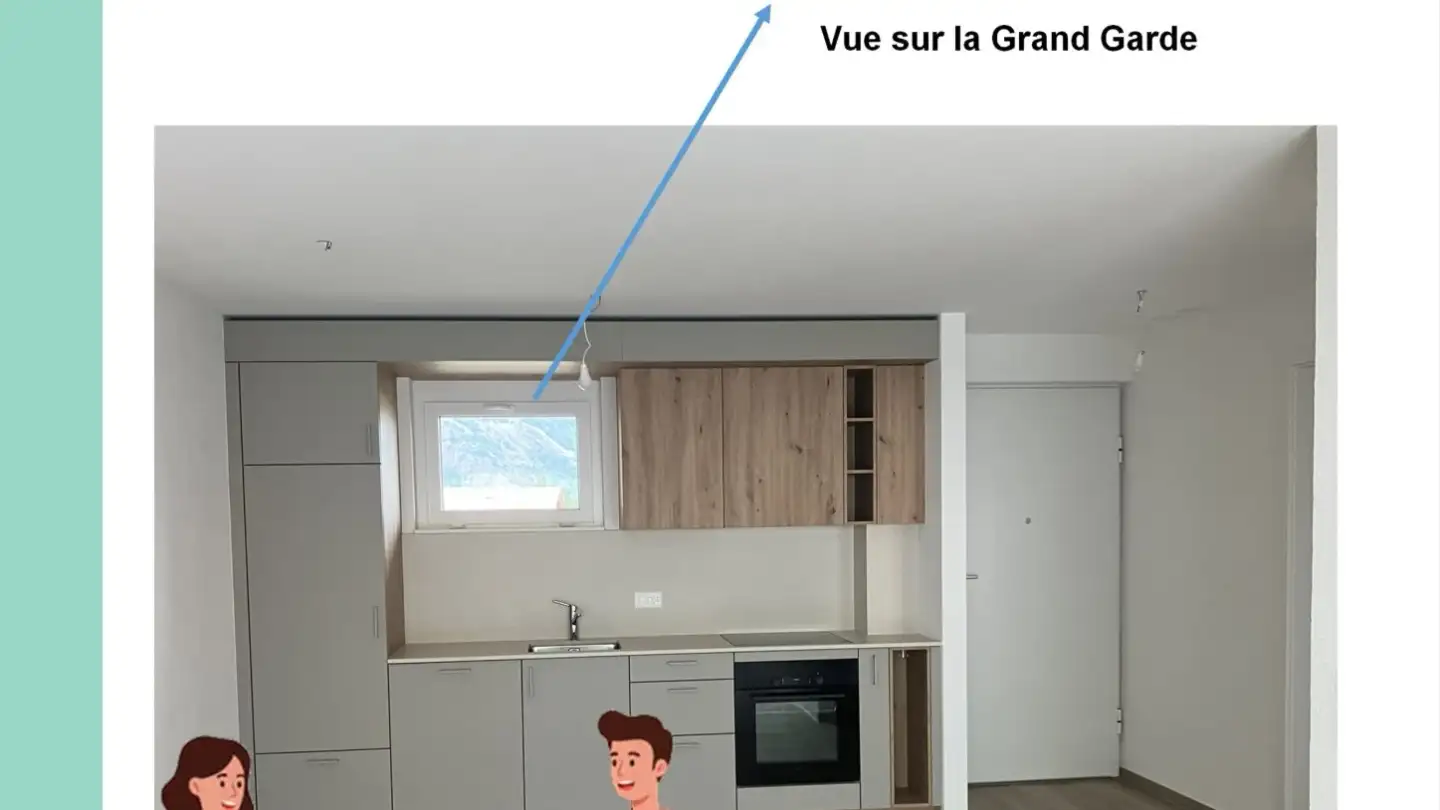 Appartement à louer - Route Du Canal, 1907 Saxon - Photo 4