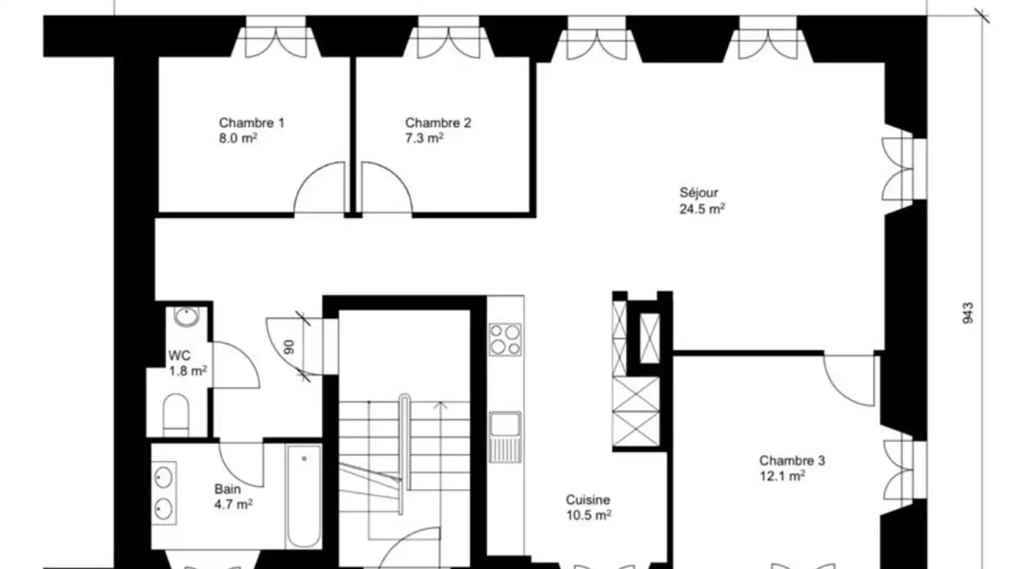 Appartement à louer - Rue Du Bied 7, 2400 Le Locle - Photo 4