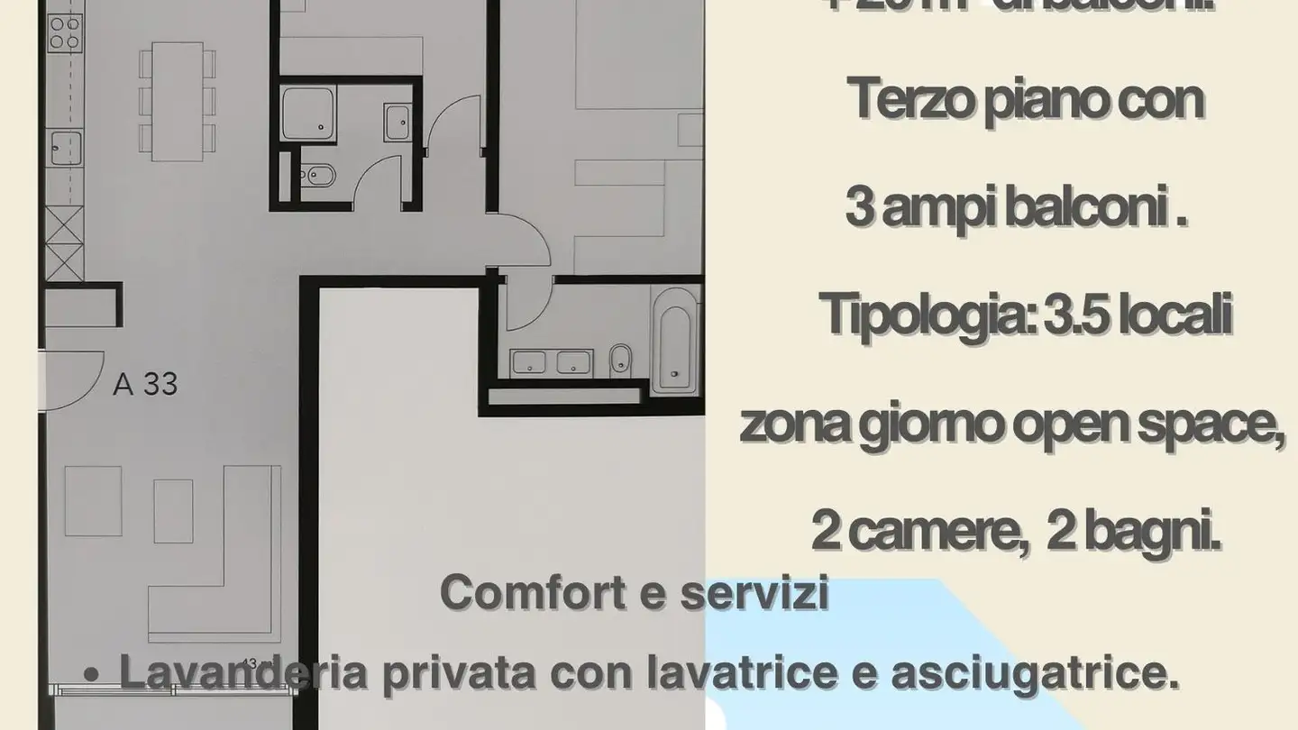 Wohnung mieten - Via Guglielmo Canevascini 16a, 6900 Lugano