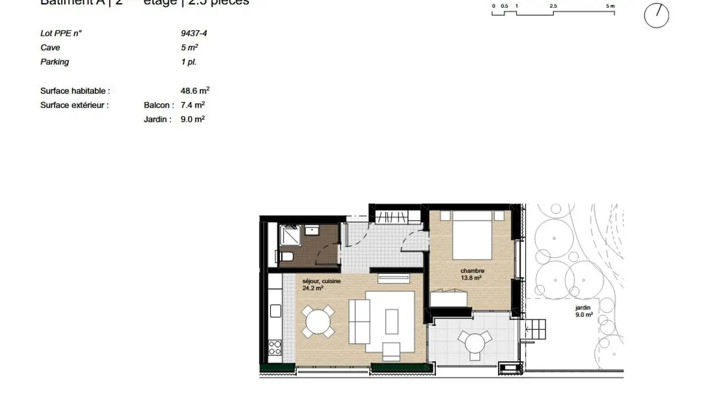 Appartement à louer - Rue De La Gare 93, 1470 Estavayer-le-Lac - Photo 2