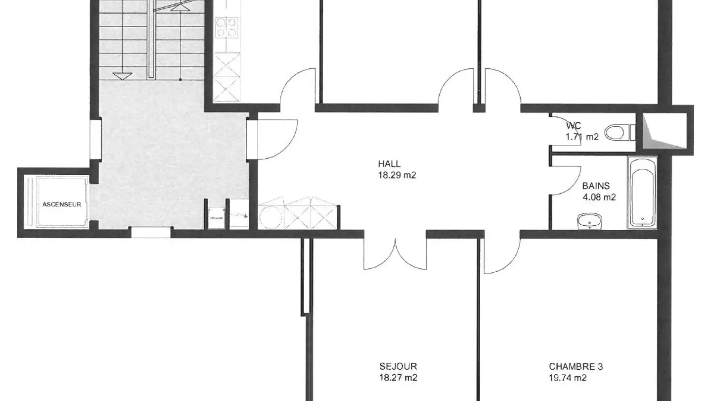 Apartment for rent - Rue Joseph-Reichlen, 1700 Fribourg