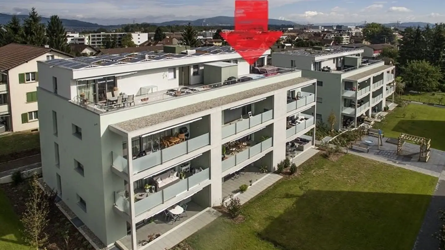 Penthouse mieten - Weiherweg 4b, 5502 Hunzenschwil