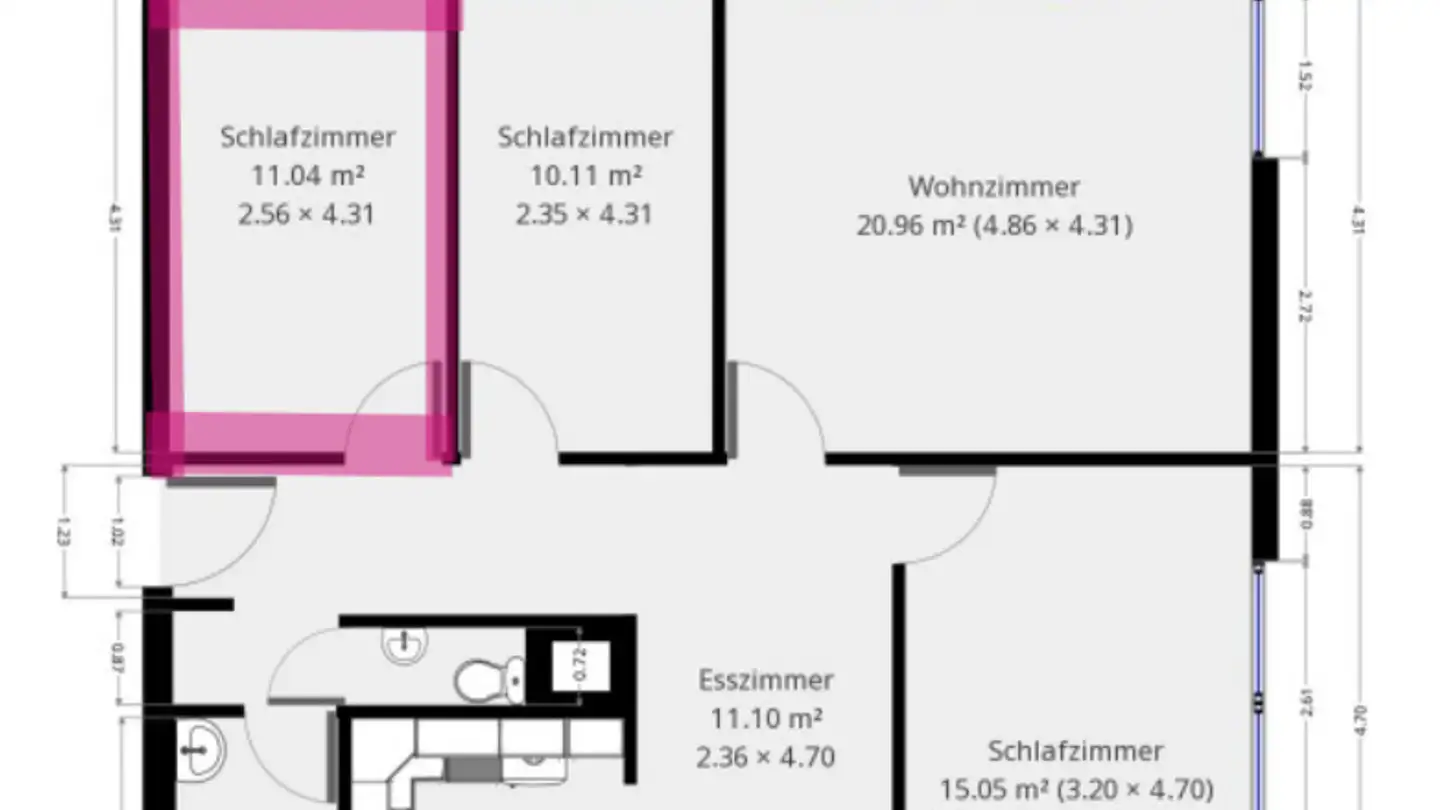 Single room for rent - 8707 Uetikon am See - Photo 2
