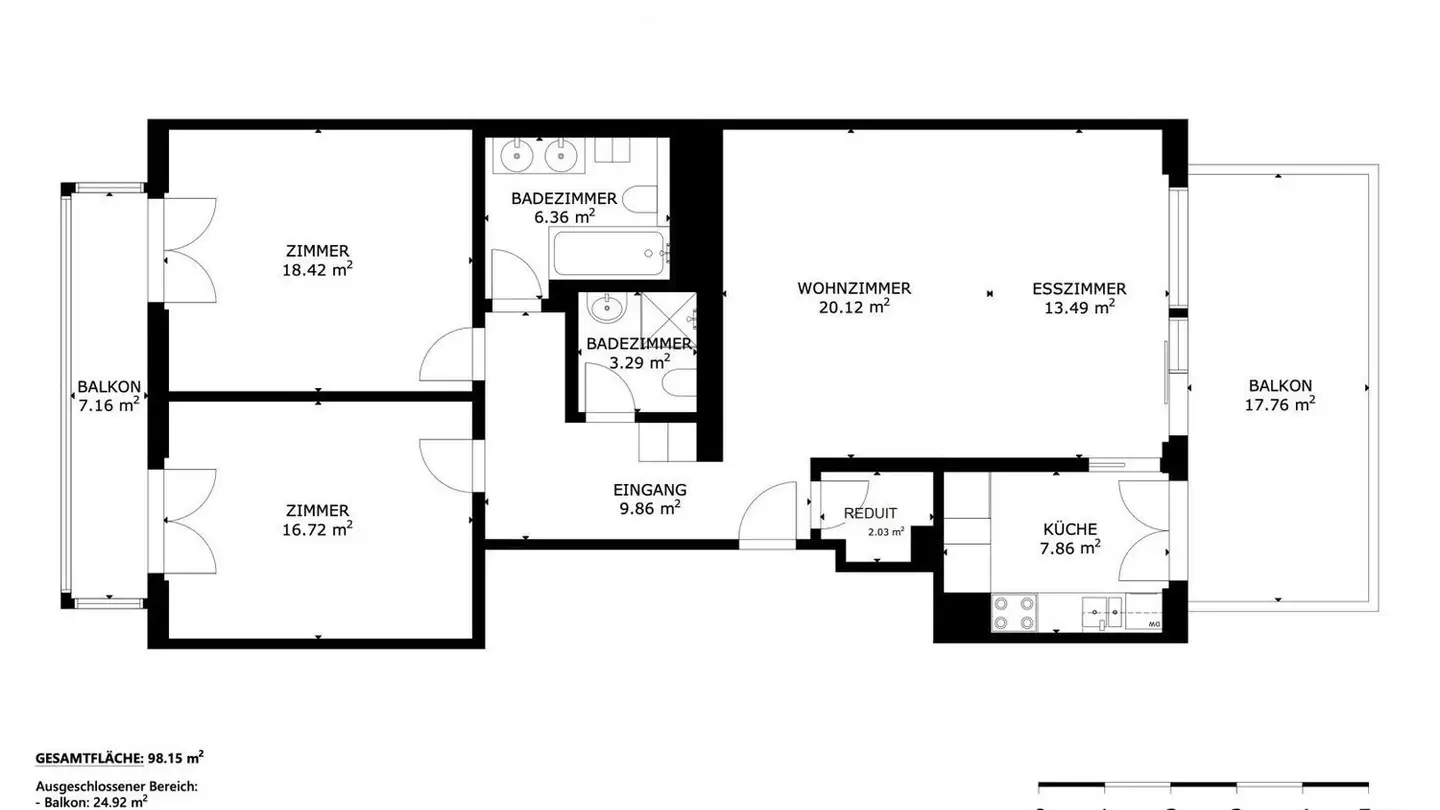 Appartamento in affitto - Wylstrasse 11a, 6052 Hergiswil NW - Foto 4