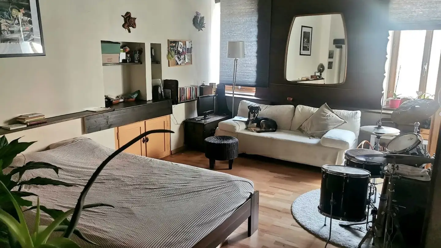 Single room for rent - Contrada Della Riforma 1, 6913 Carabbia