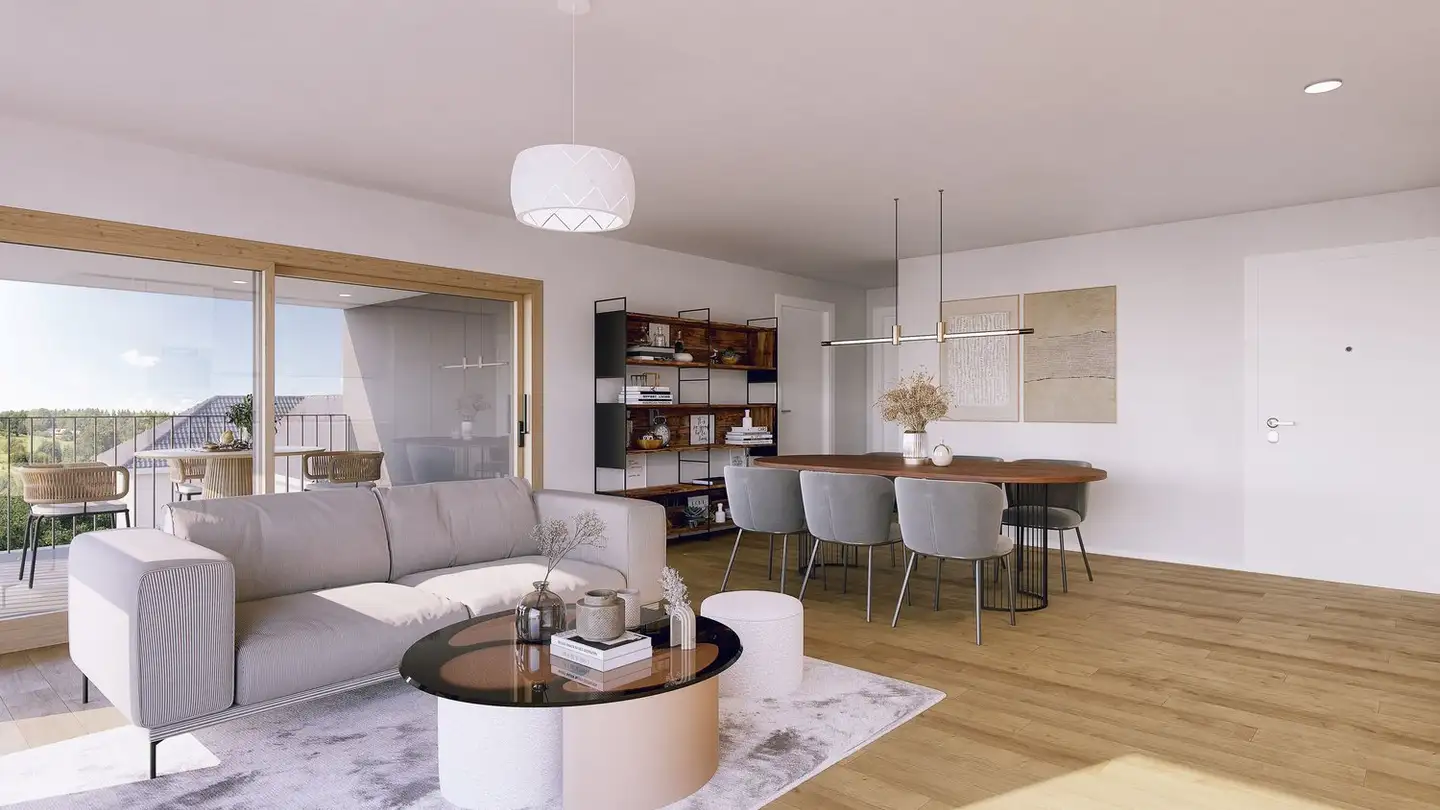 Dachgeschosswohnung kaufen - Route Du Midi 8, 1723 Marly