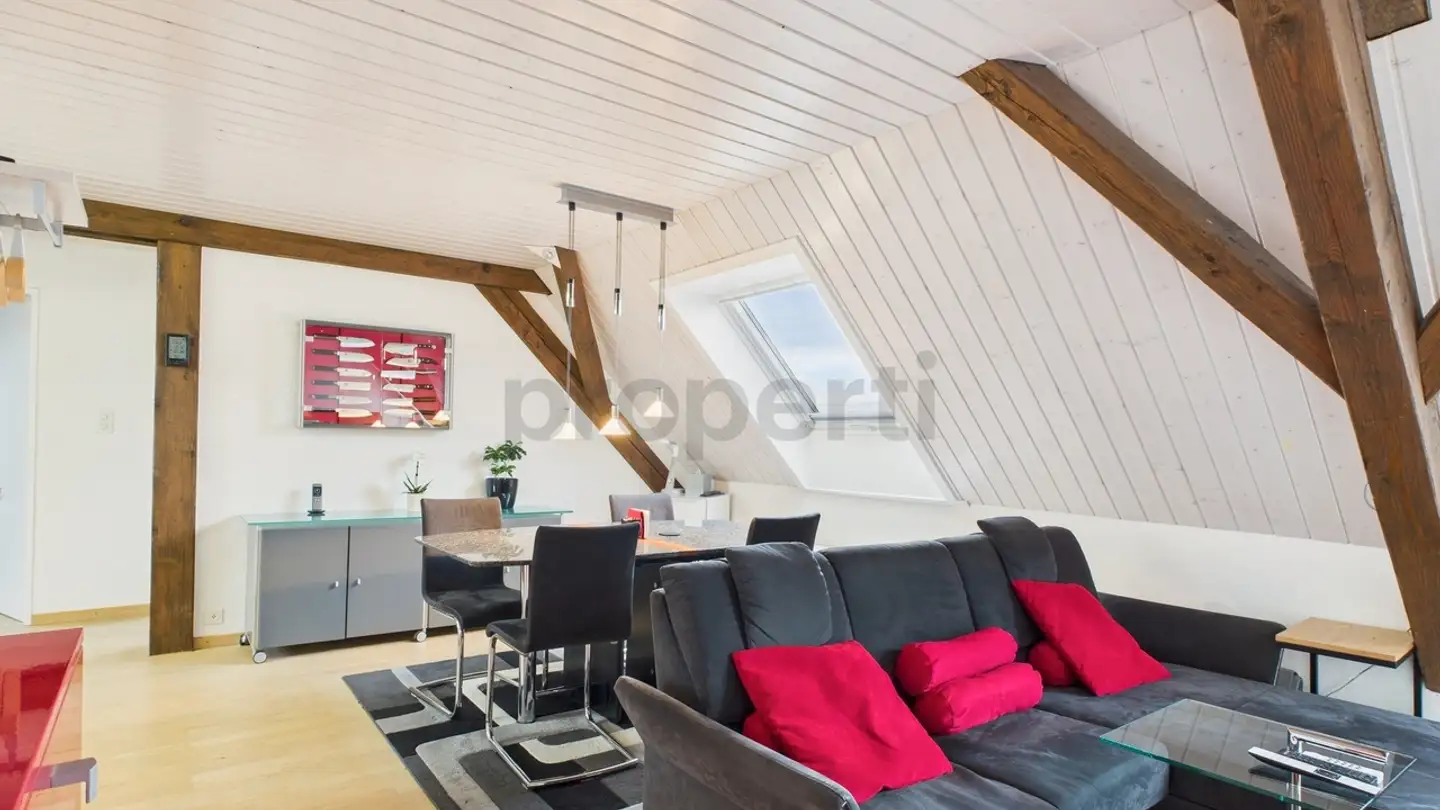 Attic flat for rent - 8833 Samstagern - Photo 4