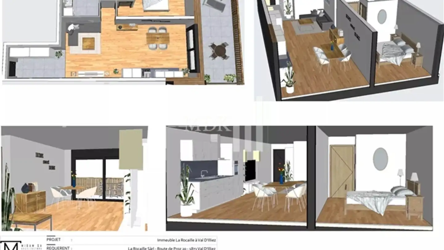 Appartamento in affitto - Chemin De La Rocaille 1, 1873 Val-d'Illiez