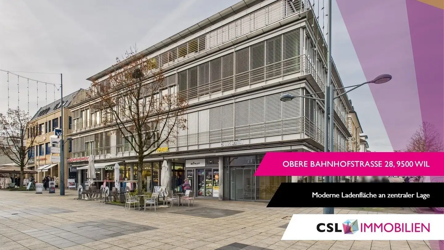 Geschäft mieten - Obere Bahnhofstrasse 28, 9500 Wil SG