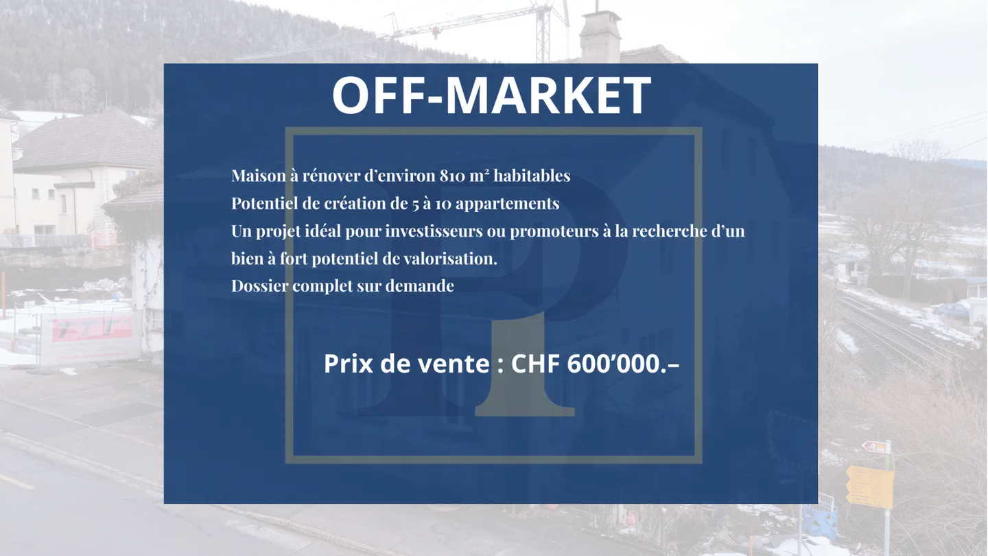 Mehrfamilienhaus kaufen - 2206 Les Geneveys-sur-Coffrane